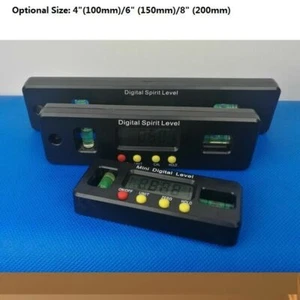 4X90° Digital Inclinometer Level Box Protractor Angle Finder Bevel Gauge Magnet - Picture 1 of 8