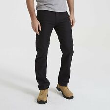 Levis 505 Regular Fit Straight Mens Black Denim Jeans 30 X 32