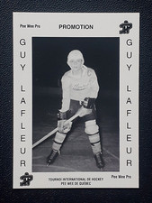 GUY LAFLEUR PROMO CARD 1992 QUEBEC PEE WEE INTERNATIONAL TOURNAMENT NO P1  35529