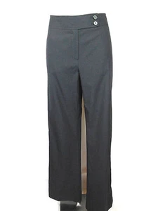 * Pantalones de vestir para mujer RENE' LEZARD negros lana/nailon Alemania 40. EE. UU. 6 Bx15 - Imagen 1 de 7