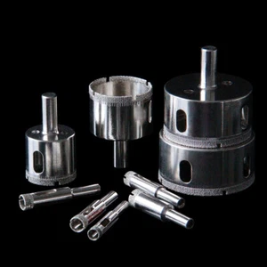 DiamantBohrer Lochsäge Bohrkrone Glasschneide 3mm-60mm Fur Fliesen Keramik Glas - Picture 1 of 11