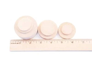 25- Varios círculos redondos de madera elige tu tamaño disco circular monedas de madera - Imagen 1 de 10