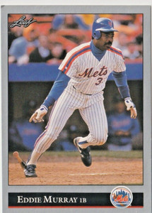 Eddie Murray 1992 Leaf   #396  New York Mets HOF