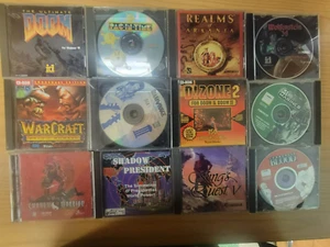 12 PC Games Riana Rouge, Warcraft, Doom, Kings Quest , Wolfenstein 3D and More! - Picture 1 of 14