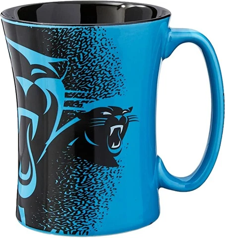 Boelter Brands NFL 14oz Ceramic Relief Sculpted Coffee Mug (1) PICK YOUR TEAM Cover