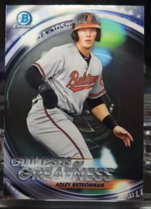 Béisbol Adley Rutschman 2020 cromado GOG-AR vislumbres de grandeza oropéndolas - Imagen 1 de 2