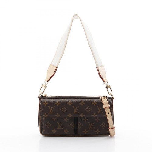 LOUIS VUITTON（LV） Borsa a mano LOUIS VUITTON Vivacite 2 vie tracolla M46999 monogramma pelle marrone usata