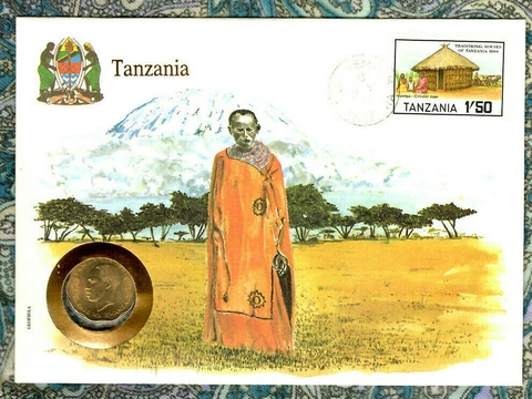 E Coins of All Nations Tanzania 1981 10 Senti UNC KM#11 Cover