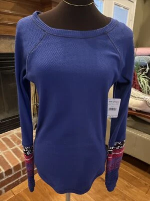Top con puño de jacquard Free People In The Mix nuevo con etiquetas $78 Foto 1 de 4