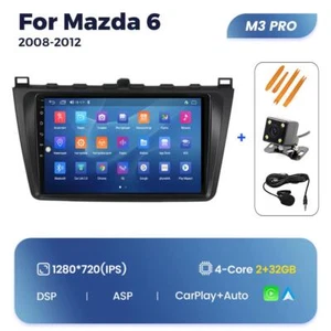 For Mazda 6 GH 2007-2012 Android 12 Car Radio Stereo Carplay GPS Navi DSP 2+32G - Picture 1 of 18