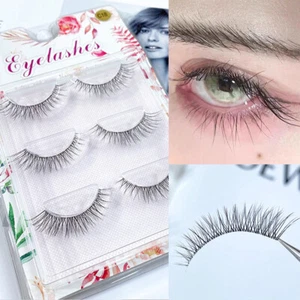3 Pairs Lash Extension Fairy False Eyelashes Natural Fairy Daily Eye Makeup - Picture 1 of 10