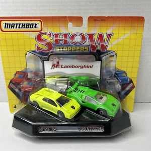 Matchbox Show Stoppers Lamborghini Diablo & Countach 1993💥 - Imagen 1 de 11