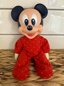 Disney Baby Mickey Mouse Muñeca Juguete Articulado Figura Arco 1984 7" - Imagen 1 de 8