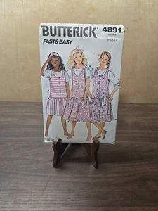 Butterick Schnittmuster #4891 Mädchen Pullover & Top Gr. 12-14 -UNGESCHNITTEN-AUS- - Bild 1 von 5