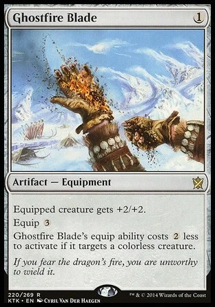 Magic the Gathering MTG Ghostfire Blade (220) Khans of Tarkir   LP - Image 1 of 1