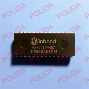 50PZ EEPROM IC WINBOND DIP-28 W27C512-45Z - Foto 1 di 1