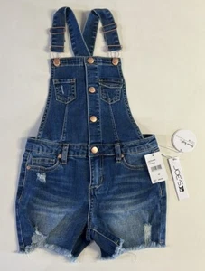 NWT Joe's Jeans Kids' Jacky Denim Shortalls Size 6X - Picture 1 of 3