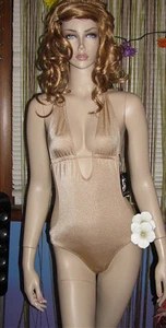 ¡NUEVO! WILDFOX Sexy BARBARELLA Raro Desnudo Tonal Logotipo MONOKINI XS M $170 - Imagen 1 de 11