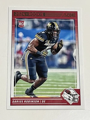 2024 Score Football #326 - Darius Robinson RC - Arizona Cardinals - Image 1 of 2