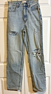 Pacsun Distressed 90’s Boyfriend Light Wash Jeans Gr. 26 - Bild 1 von 11