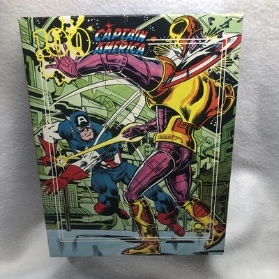 1988 CAPTAIN AMERICA MARVEL COMICS GOLDEN 100 PIECE PUZZLE NOS SEALED Vintage - Image 1 of 4