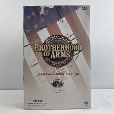 Hermandad de Armas 12” EE. UU. 2ª Infantería de Wisconsin “Brigada de Hierro” NUEVO en Caja Foto 1 de 4