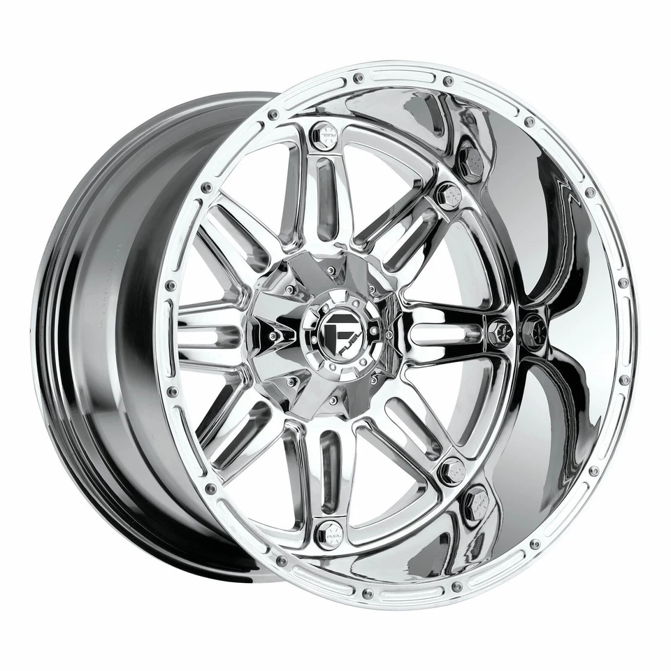 Rueda cromada 17" combustible D530 rehenes 17x9 8x6,5 1 mm para Chevy GMC Ram Ford Foto 1 de 4