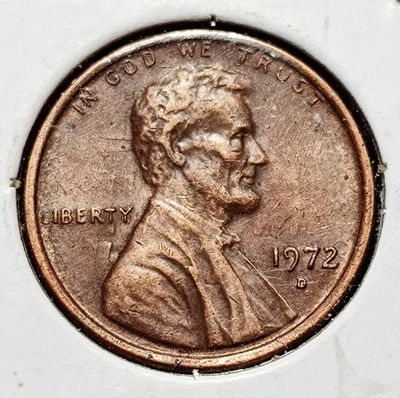 1972 D Lincoln Cent, Die Clash Error. Free Shipping. - Image 1 of 4