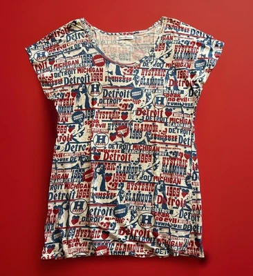 Hysteric Glamour Hys Girl Print Long Length T-Shirt / Dress One size Japan Y2K - Image 1 of 4