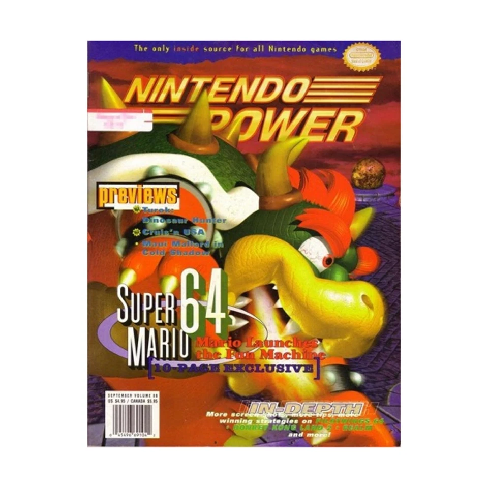 Nintendo Nintendo Pow  #88 "Super Mario 64, Donkey Kong Land 2, Princ Mag Fair+ - Image 1 of 1