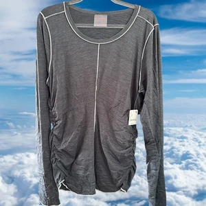 Free People Movement x Hatch Maternity Black Right On Run Layer Top, Gr. XL NEU - Bild 1 von 7