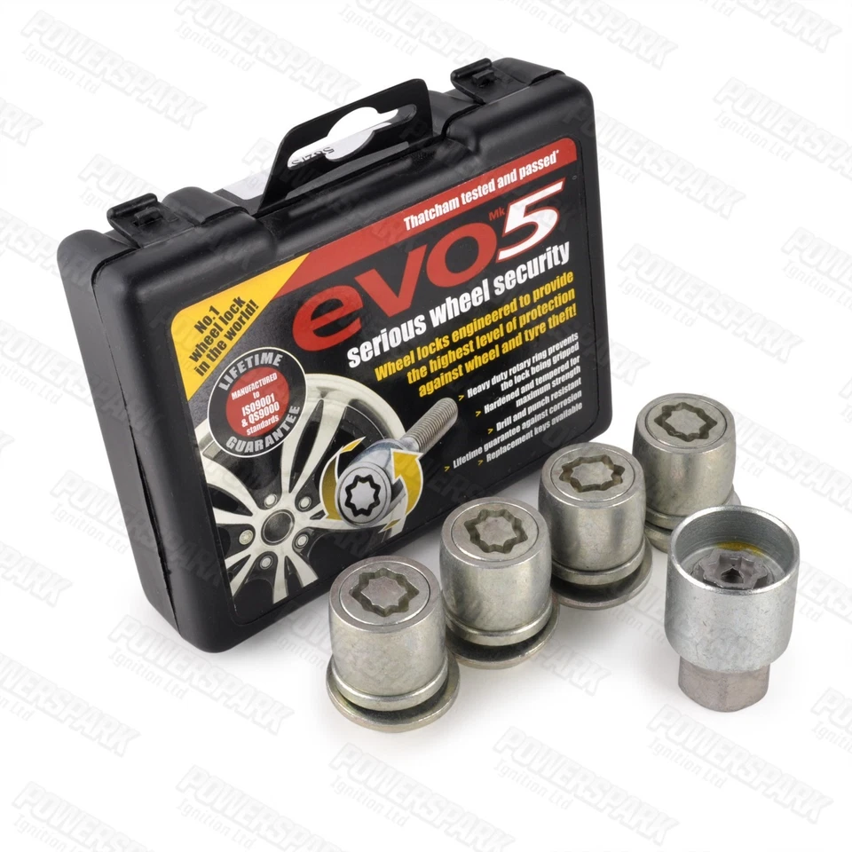 Tuercas de rueda de bloqueo EVO5 Mitsubishi L200 GTO ASX Lancer Evolution Foto 1 de 4