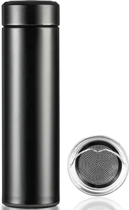 Borraccia Isolata, Borracce in Acciaio Inox 17 Oz, Aspiratore Doppia Parete  - Foto 1 di 12