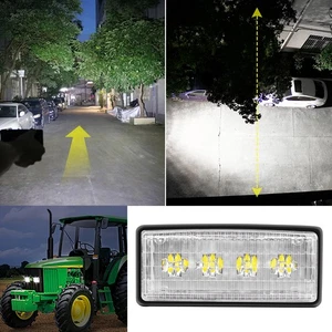 2PCS Work Headlight Bulb For John Deere Tractors OEM:R161288 RE306510 RE37450 - Picture 1 of 10