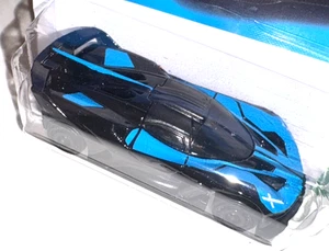 Hot Wheels Bugatti Bolide HW 2021 serie exótica azul y negro versión 213/250 - Imagen 1 de 2