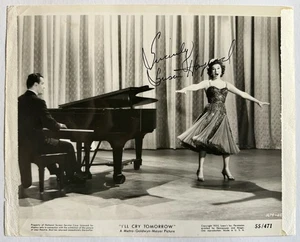 Susan Hayward (d. 1975) Signed Autographed Vintage Glossy 8x10 Photo - Picture 1 of 1