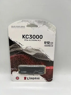 New Kingston KC3000 512GB Solid State SSD 7000MB/s PCIe M.2 NVMe - SKC3000S/512G - Image 1 of 4