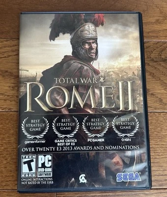 Total War: Rome II (PC DVD-ROM, 2013) Complete 3 Disc Set With Manual & Code! - Image 1 of 3