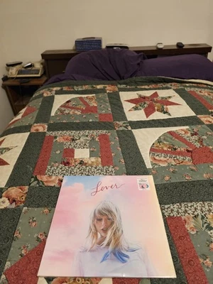 TAYLOR SWIFT LOVER VINYL(2 LP'S) (BLUE AND PINK LP'S) TARGET EXCLUS. NEW&SEALED  - Image 1 of 4