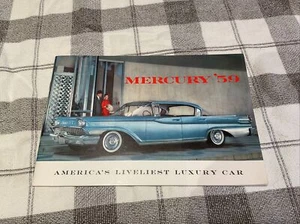 1959 MERCURY FULL LINE COLOR CATALOG 32-pg Prospekt CABRIBLES Monterey XLNT+ - Bild 1 von 11