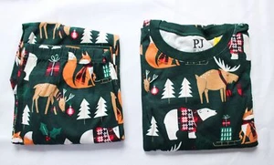 The Children's Place Kid's Unisex Family Match Animal Pajamas EJ2 Green Size 12 - Picture 1 of 8