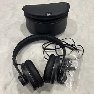 JLab Audio Bombora Over-Ear Headphones W/ Universal Mic & Case Black Wired - Picture 1 of 3