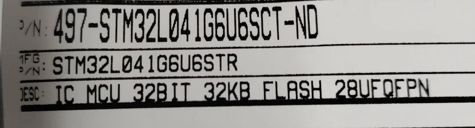 STM32L041G6U6STR - Image 1 of 1