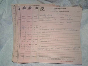 15 1978-81 CHICAGO & NORTHWESTERN RR CONDUCTORS CABOOSE REPORTS,adams,butler,wi - Picture 1 of 7
