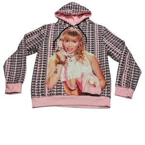 Sudadera con capucha para mujer Miley Cyrus rosa medio 2019 She Is MC exclusiva del sitio web - Imagen 1 de 7