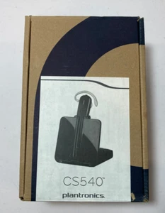 New Plantronics CS540 Wireless Headset System Black Complete In Box 84693-01 - Zdjęcie 1 z 4