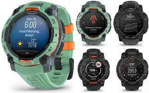 Garmin Instinct 3 robuste GPS-Smartwatch mit integrierter Taschenlampe, AMOLED oder Solar - Bild 1 von 51