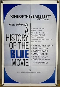 EINE GESCHICHTE DES BLAUEN FILMS FF ORIGINAL EINBLATT FILMPOSTER (1970) - Bild 1 von 1