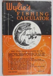 VINTAGE WYLIE'S FISHING CALCULATOR 1946 SCIENCE OF FISHING - Picture 1 of 2