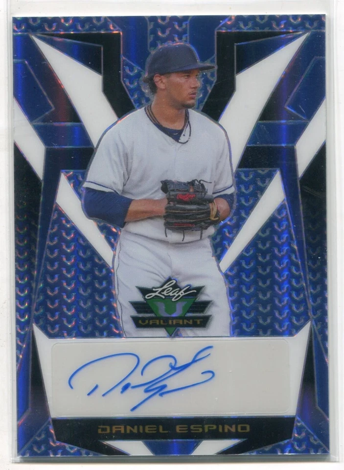 2023 Leaf Valiant Daniel Espino BLUE AUTO AUTOGRAPH RC 7/8 GUARDIANS - Image 1 of 1